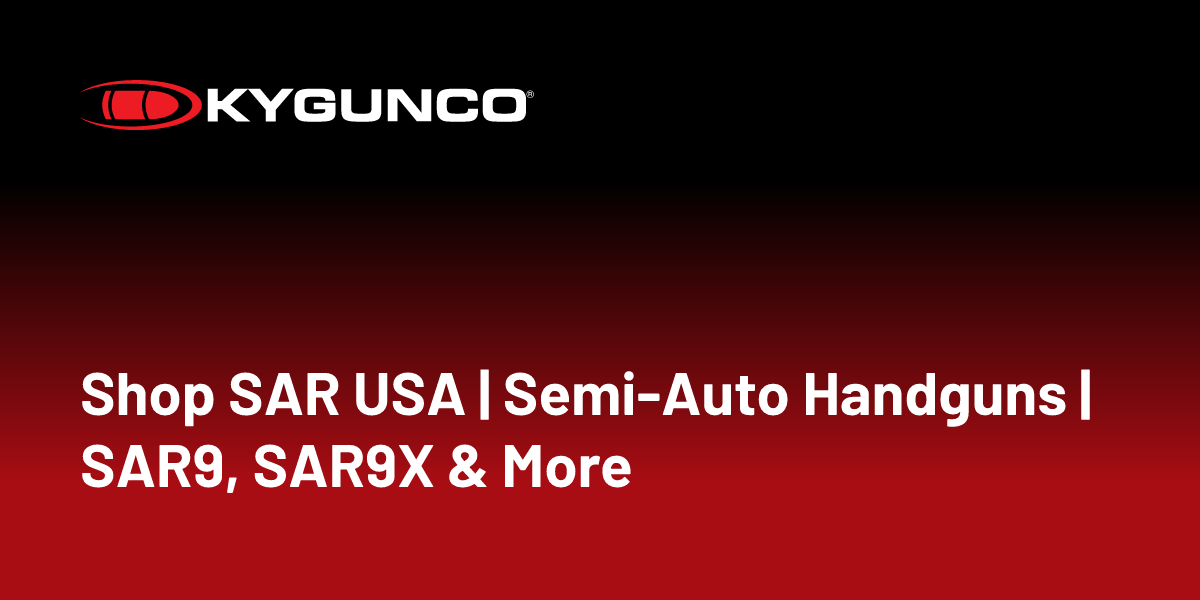 Shop Sar Usa Semi Auto Handguns Sar Sar X More Kygunco